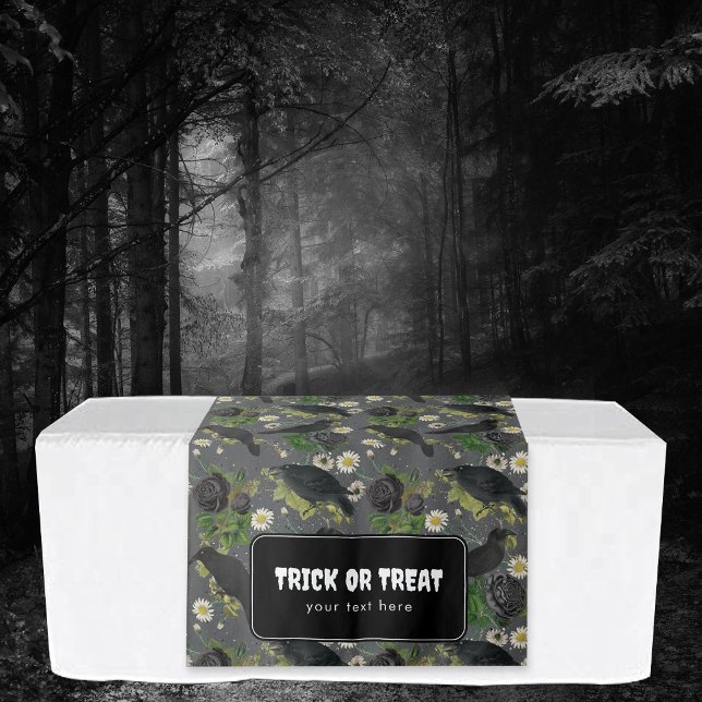 Trick or Treat Halloween Table Hanging Banner Tapestry (Trick or Treat Halloween Table Hanging Banner Tapestry)