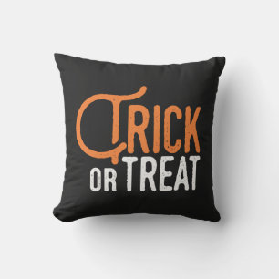 Trick or Treat   Halloween Throw Pillow