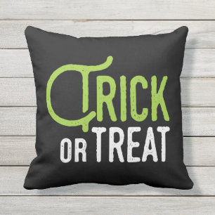 Trick or Treat Halloween Throw Pillow