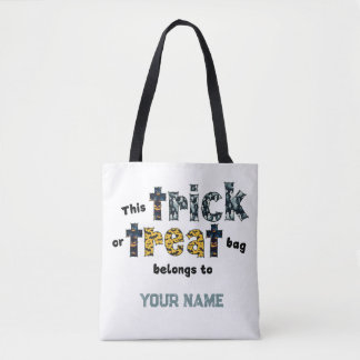 Trick or treat Halloween Tote Bag