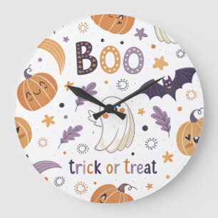 Trick or Treat Halloween Wall Clock