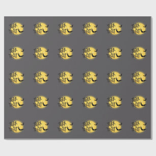 Trick or treat halloween wrapping paper