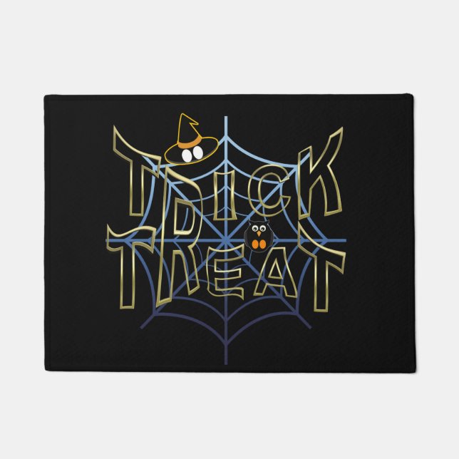 Trick-or-Treat-Haloween Doormat (Front)