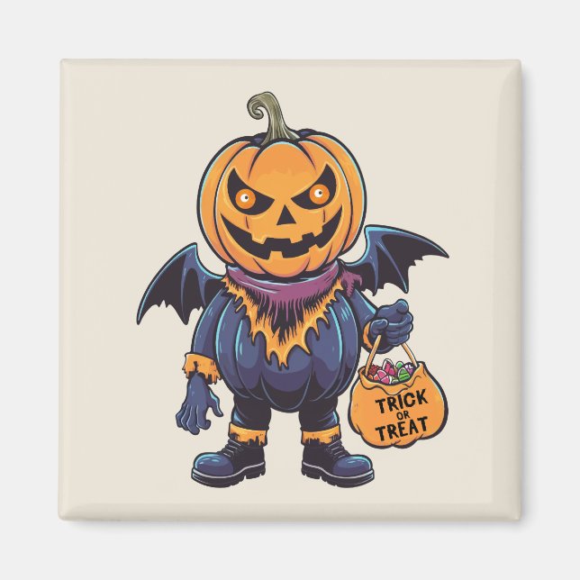 Trick or Treat | Happy Halloween Magnet (Front)