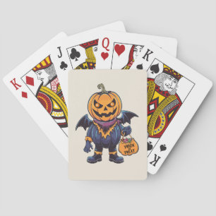 Trick or Treat   Happy Halloween Playing Cards