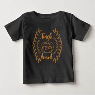 Trick or treat in plants frame  baby T-Shirt