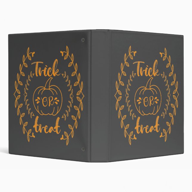 Trick or treat in plants frame  binder (Background)
