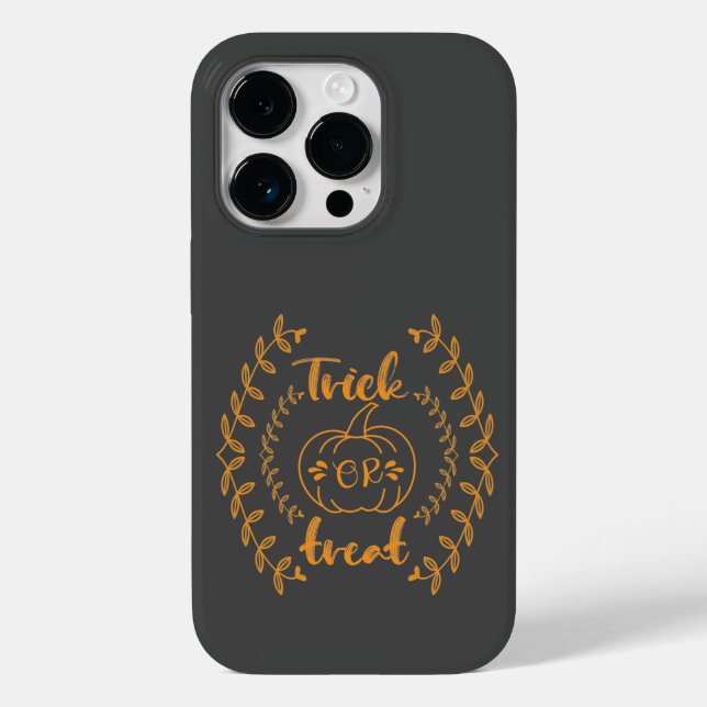 Trick or treat in plants frame  Case-Mate iPhone case (Back)