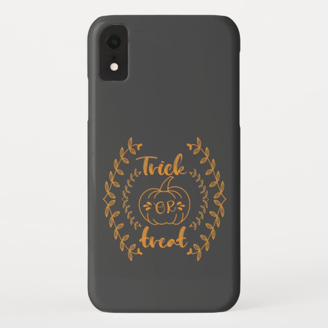 Trick or treat in plants frame  Case-Mate iPhone case (Back)