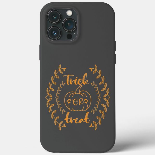 Trick or treat in plants frame  Case-Mate iPhone case (Back)