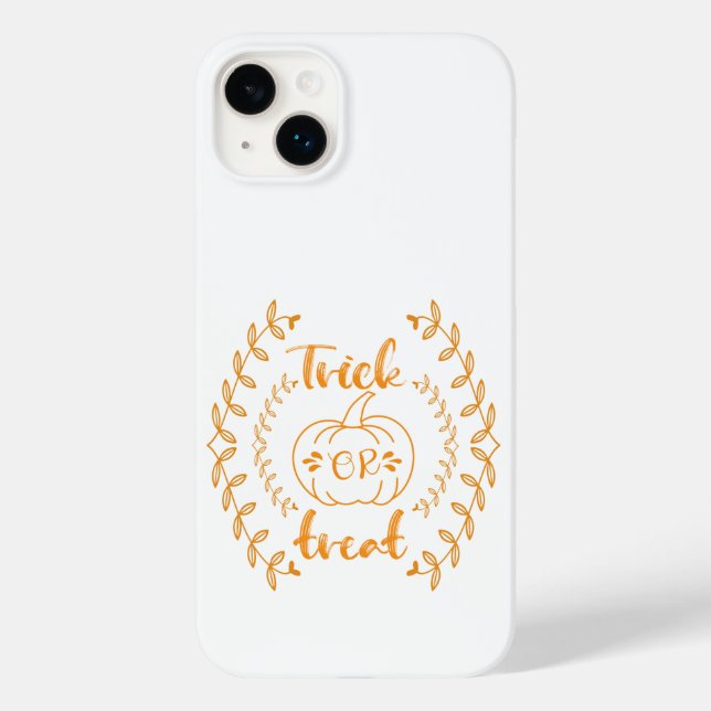 Trick or treat in plants frame  Case-Mate iPhone case (Back)