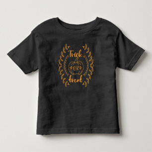 Trick or treat in plants frame toddler t-shirt