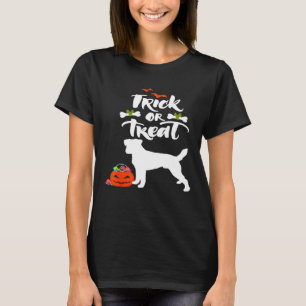 Trick Or Treat Jack Russell Dog Halloween Costume  T-Shirt