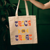 Trick or Treat Kids Halloween Candy Tote Bag