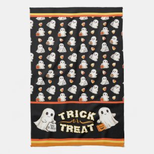 Trick or Treat kitchen towel