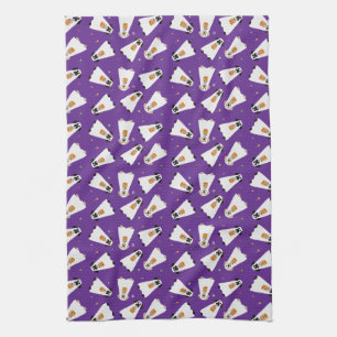 Trick Or Treat Labrador Retriever Ghost Dogs Kitchen Towel