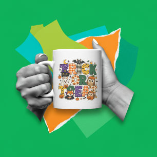 Trick Or Treat Letter Coffee Mug