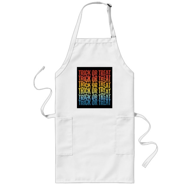 TRICK OR TREAT LONG APRON (Front)