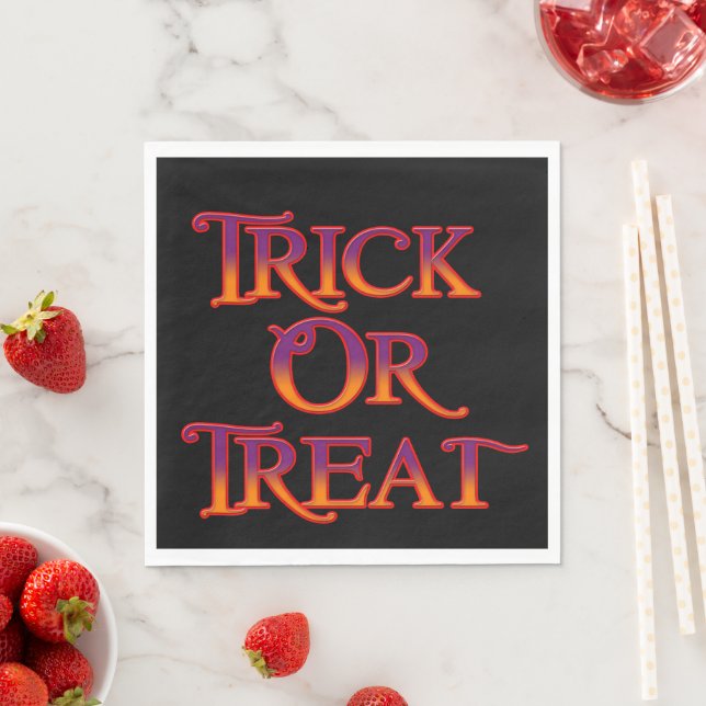 Trick or Treat  Napkin (Insitu)