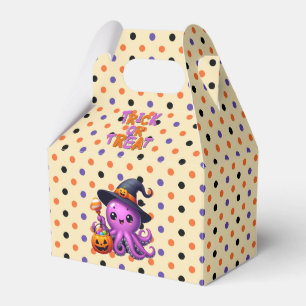Trick or Treat Octopus Halloween  Favor Box
