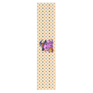 Trick or Treat Octopus Halloween  Short Table Runner