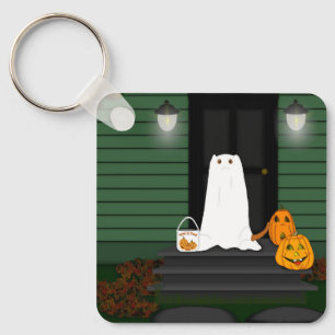 Trick Or Treat Oliver The Otter! Keychain