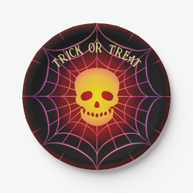 Trick or Treat Paper Plate (Front)