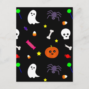 trick or treat postcard