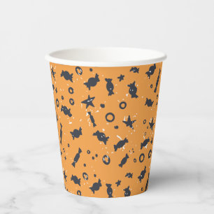 Trick Or Treat Pumpkin Halloween Paper Cups