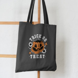 Trick Or Treat Pumpkin Tote Bag