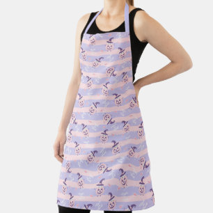 Trick or Treat Pumpkins, Cats Halloween Apron