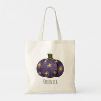 Trick or Treat Purple Pumpkin Halloween