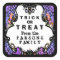 Trick or Treat Purple White & Black Halloween