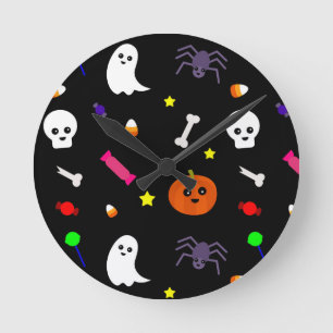 trick or treat round clock