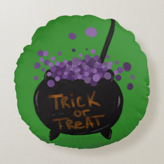 Trick or Treat! Round Pillow