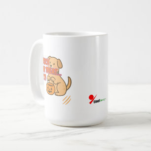 Trick or Treat… Sit! Funny Halloween Dog Desig Coffee Mug