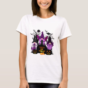 Trick Or Treat Spooky Gnomes T-Shirt