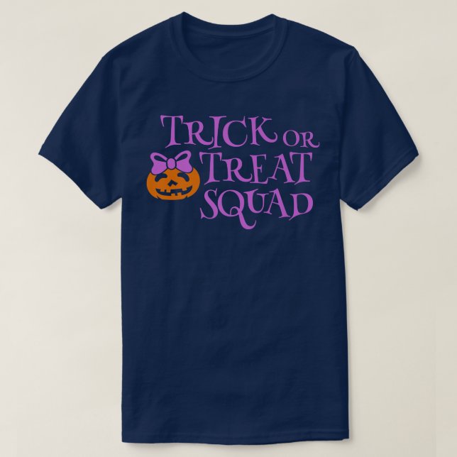 Trick or Treat Squad  Halloween Trick or Treating  T-Shirt (Design Front)