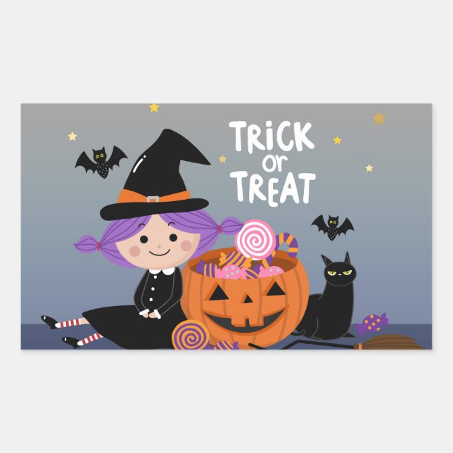 Trick Or Treat Sticker (Front)
