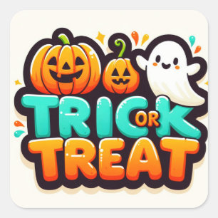 Trick or Treat Stickers 
