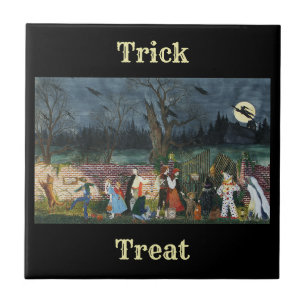 "Trick or Treat!" Tile