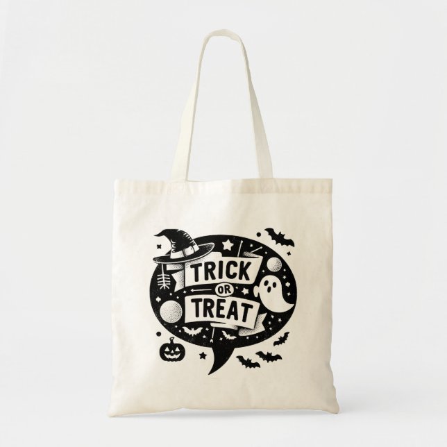 Trick or Treat Tote Bag (Front)