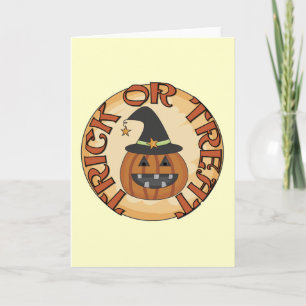 Trick or Treat Tshirts and Gifts Card