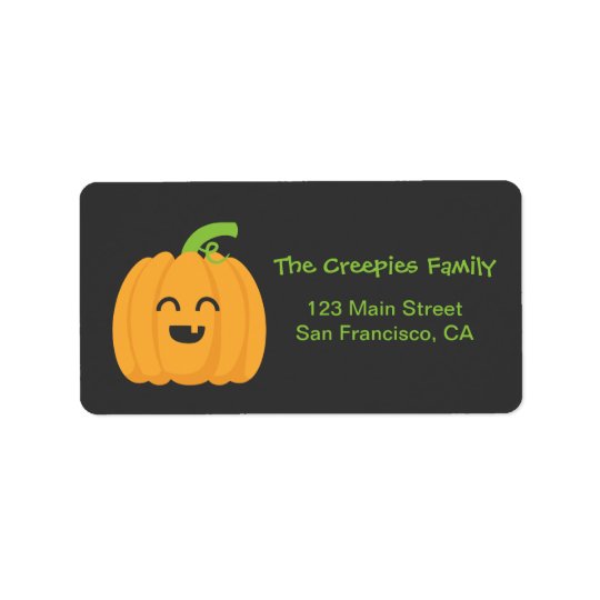 Trick or Treat with Cute Pumpkin for Halloween