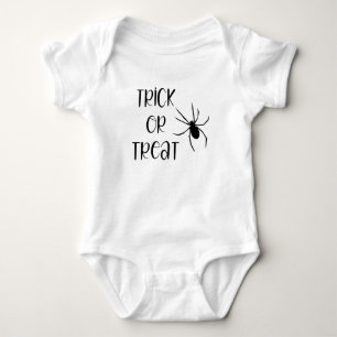 Trick or Treat (With Spider) Baby Bodysuit