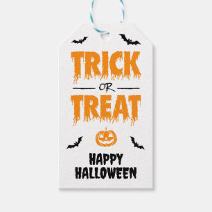 Trick or Treat (with to/from area on back) Light Gift Tags