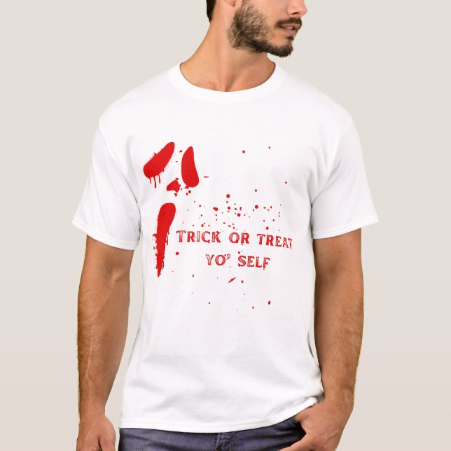 trick or treat your self, halloween T-Shirt (Front)