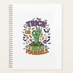 Trick Or Treat Yourself Zombie Hand Halloween Bonb