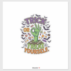 Trick Or Treat Yourself Zombie Hand Halloween Cand