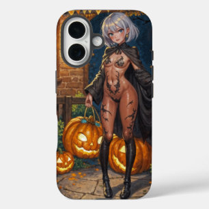 Trick or Treater, Brave Halloween Costume Girl iPhone 16 Case